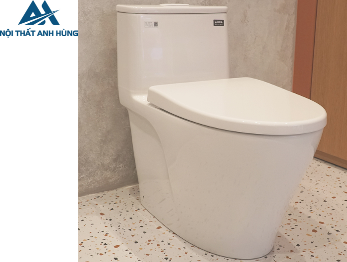 Bồn Cầu INAX AC-989VN 1 Khối Nắp Êm Aqua Ceramic