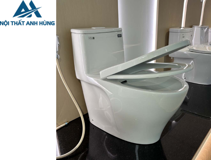 Bồn Cầu INAX AC-989VN 1 Khối Nắp Êm Aqua Ceramic