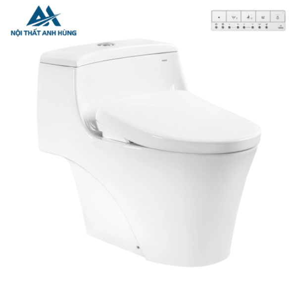 Bồn cầu TOTO MS823CDRW23 1 khối nắp điện tử Washlet S7 TCF47360GAA 