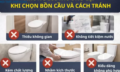 Những Lỗi Thường Gặp Khi Chọn Bồn Cầu & Cách Tránh