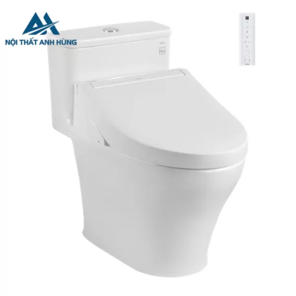 Bồn cầu 1 khối TOTO MS857CDW15 nắp điện tử Washlet
