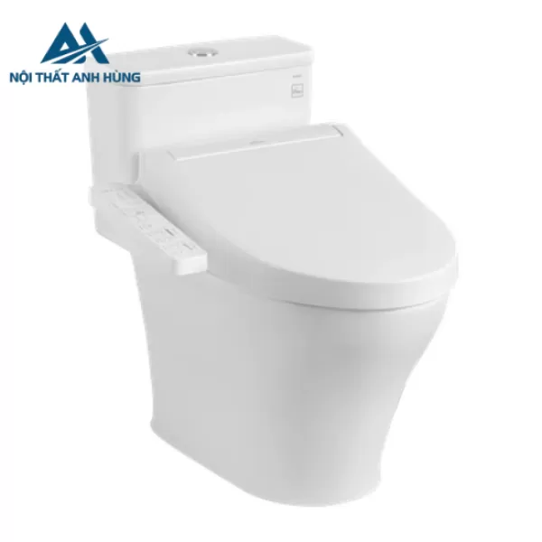 Bồn cầu 1 khối TOTO MS857CDW17 nắp điện tử Washlet