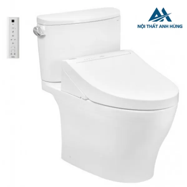 Bồn cầu TOTO CS767CRW15 2 khối nắp điện tử Washlet C5