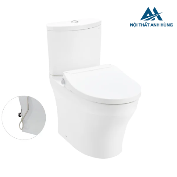Bồn cầu TOTO CS838DE2 2 khối nắp rửa cơ TCW07S