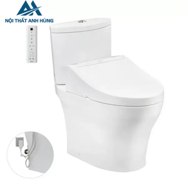 Bồn cầu TOTO CS838DW14 2 khối nắp điện tử Washlet C5