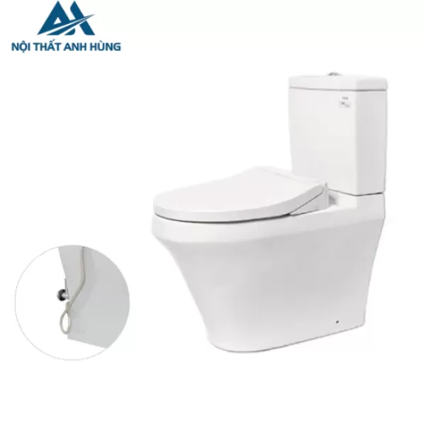 Bồn cầu TOTO CS948DE2 2 khối nắp rửa cơ TCW07S