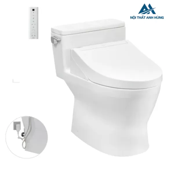 Bồn cầu TOTO MS188VKW14 1 khối nắp điện tử Washlet