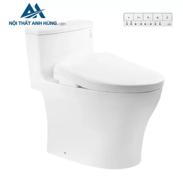 Bồn cầu TOTO MS885CDW23 1 khối nắp điện tử Washlet