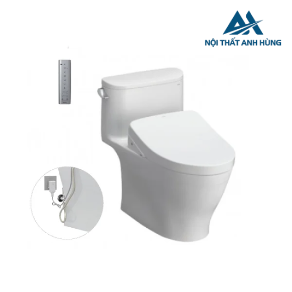 Bồn cầu TOTO MS887RW11 1 khối nắp điện tử Washlet