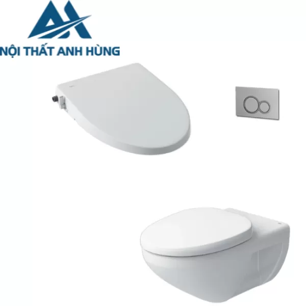 Bồn Cầu Treo Tường Nắp Rửa Cơ INAX AC-23P + CW-S15VN