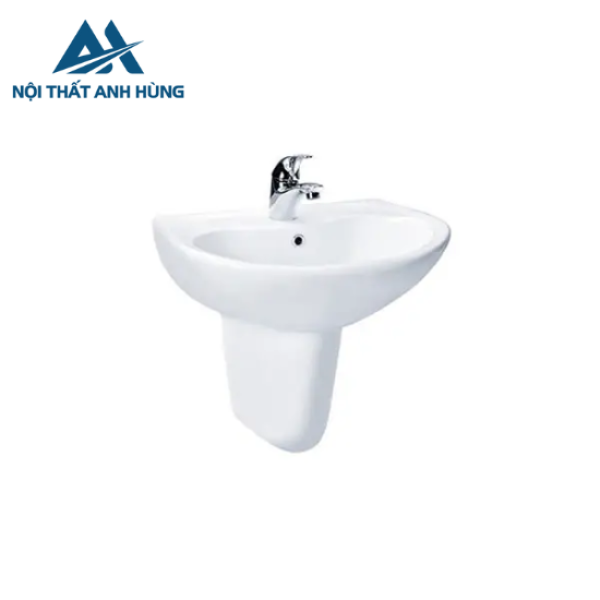 Chậu lavabo treo tường TOTO LHT240CS chân lửng