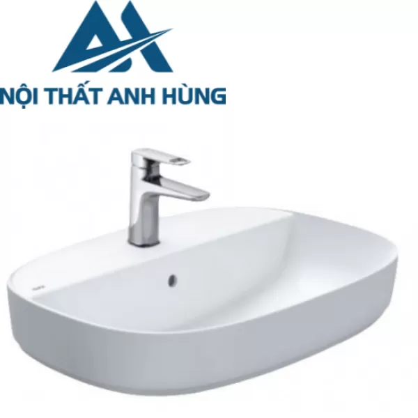 Chậu Rửa Lavabo Đặt Bàn NAX AL-652VGC 3 Lỗ Men Aqua Ceramic