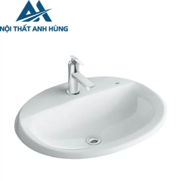 Chậu Rửa Lavabo Âm Bàn Inax L-2395V Dương Vành