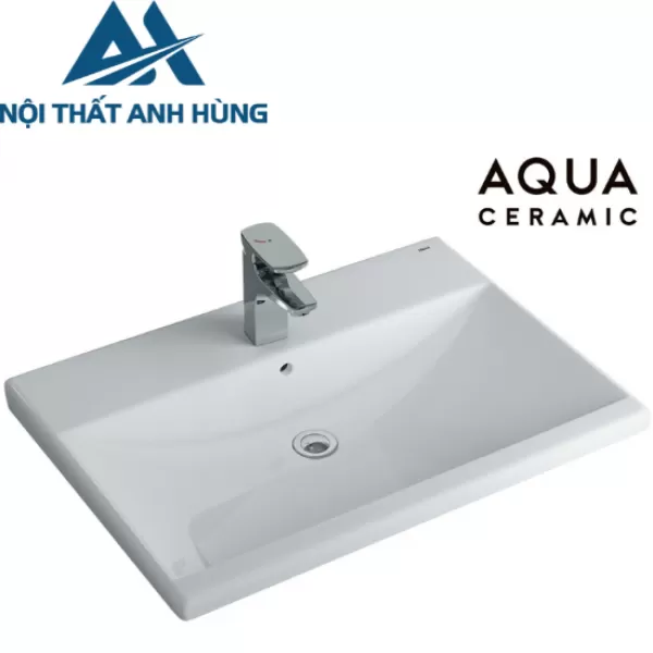 Chậu Rửa Lavabo Inax AL-2397V Dương Vành Aqua Ceramic