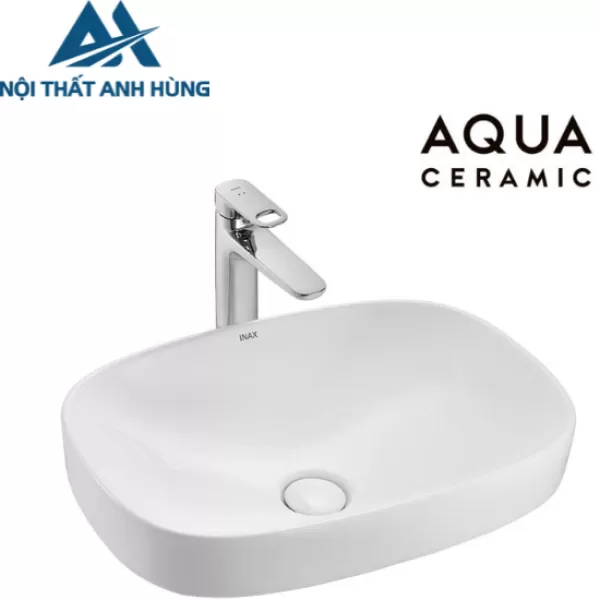 Chậu Rửa Lavabo Inax AL-642V Đặt Bàn Aqua Ceramic