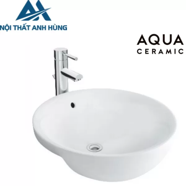Chậu Rửa Mặt Lavabo Inax AL-333V Bán Âm Aqua Ceramic