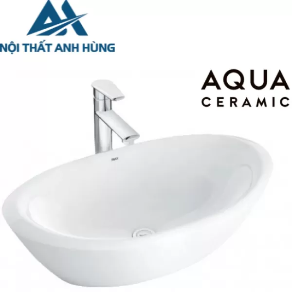 Chậu Rửa Mặt Lavabo Inax AL-465V Đặt Bàn Aqua Ceramic