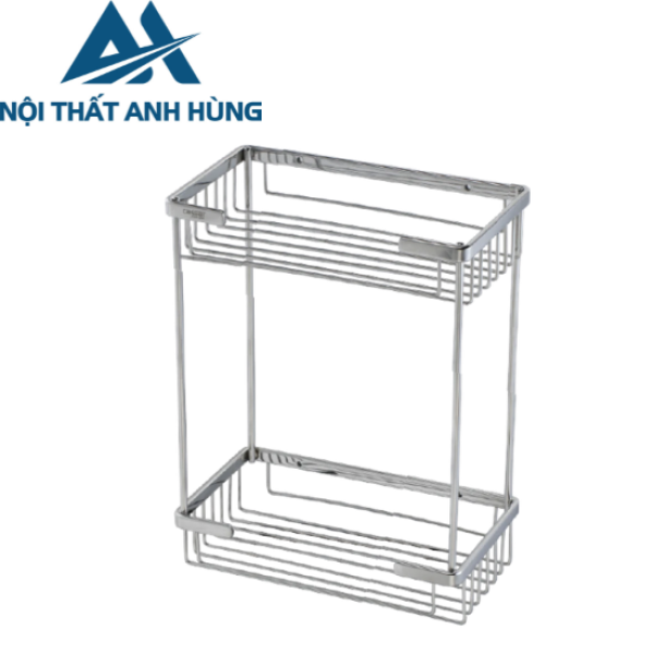 Kệ Inox 2 tầng CAESAR ST859 Gắn Tường Chữ Nhật