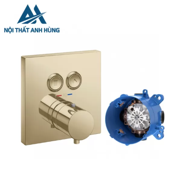 Van Điều Chỉnh Nhiệt Độ TOTO TBV02406B#BFG TBN01001B Nút Nhấn Vàng Pháp Mờ