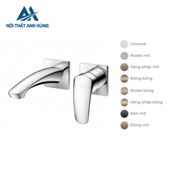 Vòi lavabo nóng lạnh gắn tường GM TOTO TLG09307BB
