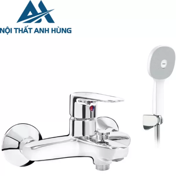 Vòi Sen Tắm Inax BFV-1113S-7C Tăng Áp Trắng Nóng Lạnh