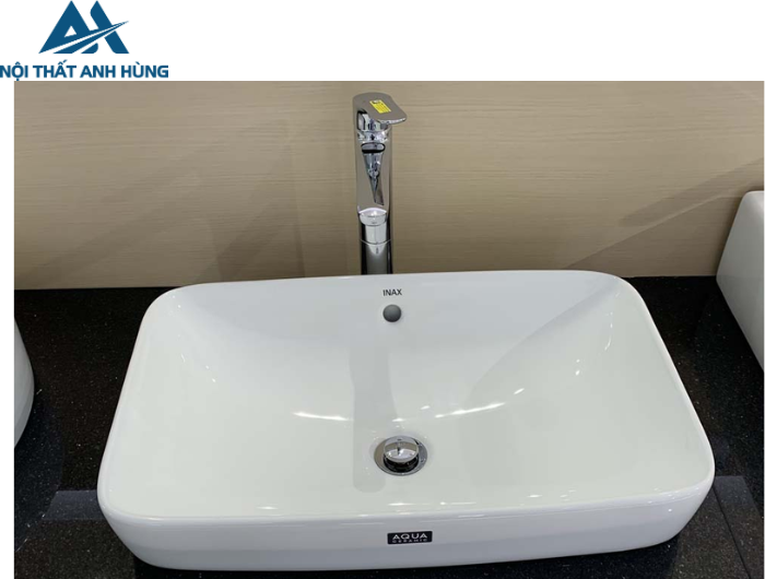 Chậu Rửa Lavabo Inax AL-299V Đặt Bàn Aqua Ceramic