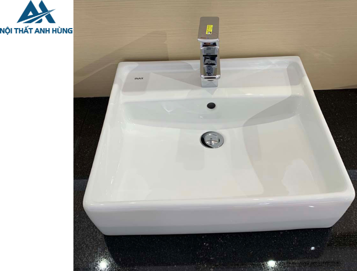 Chậu Rửa Lavabo Inax L-293V Đặt Bàn Chữ Nhật