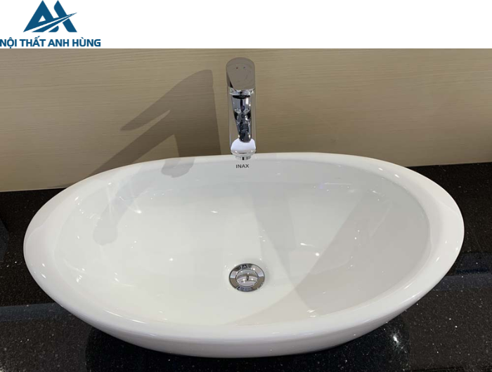 Chậu Rửa Mặt Lavabo Inax L-465V Đặt Bàn