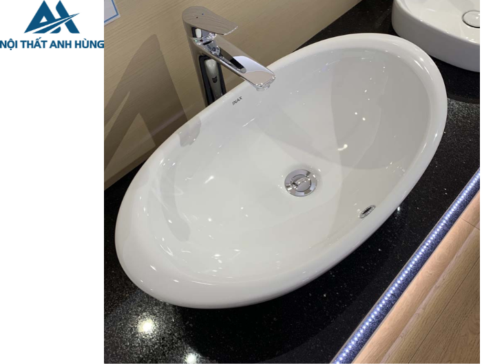 Chậu Rửa Mặt Lavabo Inax L-465V Đặt Bàn