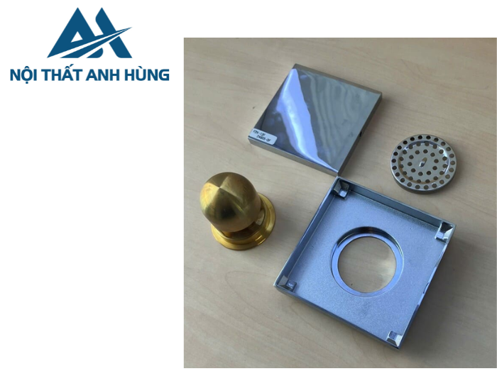 Phễu Thoát Sàn Inax FDV-12F Vuông 120x120 mm 