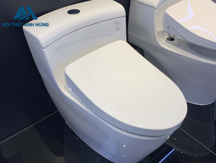 Bồn cầu TOTO MS636CDRW12 1 khối nắp điện tử Washlet S7