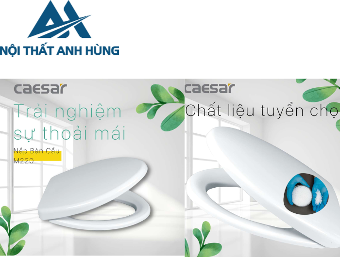 Nắp Bàn Cầu Thường CAESAR M220 CD1325 CD1338 CT1325 CT1338 CP1333 CPT1332
