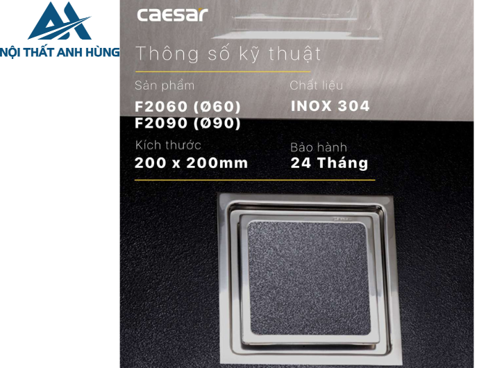 Thoát Sàn CAESAR F2060 (Ø60)