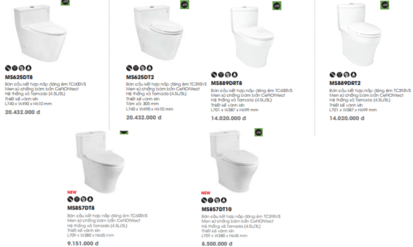 GIÁ BỒN CẦU TOTO MỚI NHẤT 2026 – TƯ VẤN CHỌN MẪU ĐẸP, CHÍNH HÃNG, GIÁ TỐT