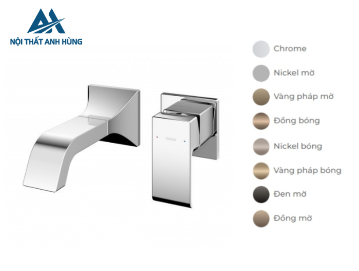 Vòi lavabo nóng lạnh gắn tường TOTO GC TLG08307BA
