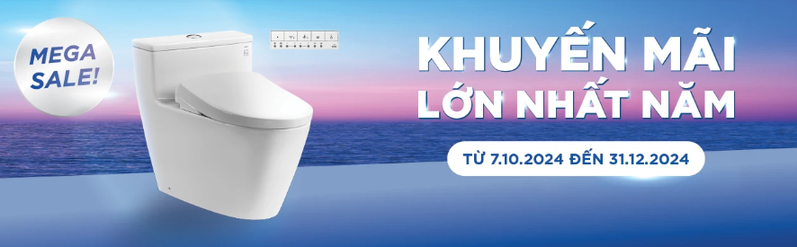 TOTO KHUYẾN MÃI LỚN NHẤT NĂM 2024 7/10/2024-31/12/2024