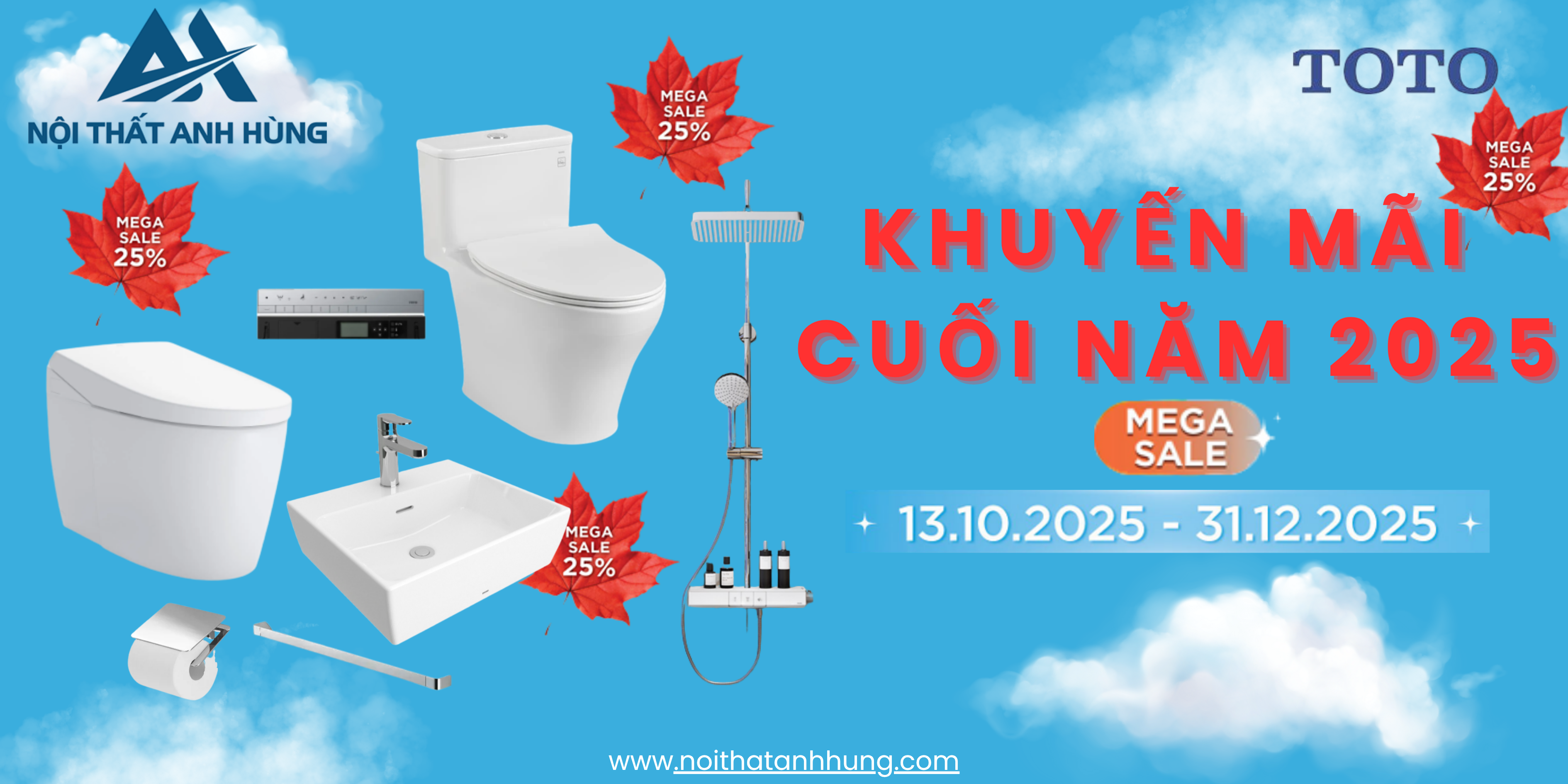 KHUYẾN MÃI CUỐI NĂM TOTO 2025