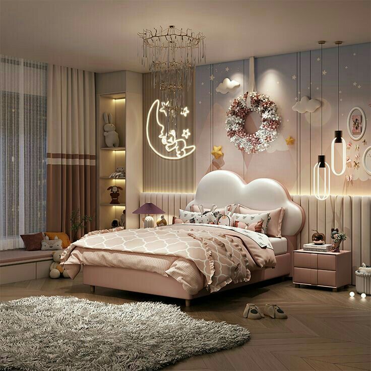 Decor phòng ngủ bằng giấy dán tường