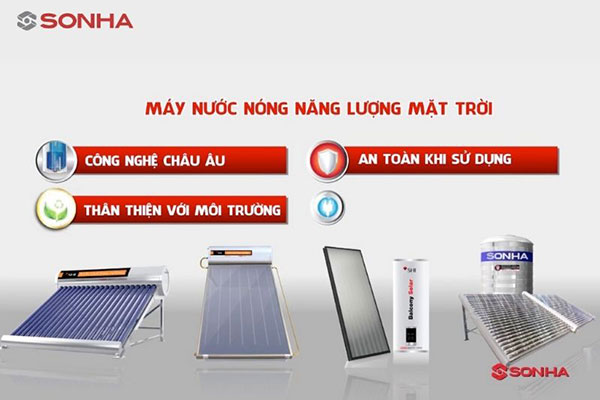 Ưu nhược điểm của máy nước nóng năng lượng mặt trời Sơn Hà