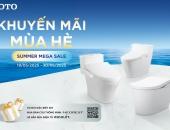 THIẾT BỊ VỆ SINH TOTO KHUYẾN MÃI MÙA HÈ NĂM 2025