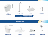 COMBO KHUYẾN MÃI MÙA HÈ 2025 TỪ TOTO – CƠ HỘI SỞ HỮU PHÒNG TẮM ĐẲNG CẤP VỚI GIÁ SIÊU ƯU ĐÃI