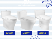 So sánh bồn cầu 1 khối TOTO MS857 với MS885 và MS855: Tại sao giá rẻ hơn và có nên mua?