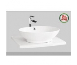 Mặt Bàn Sứ Viglacera BS875 Đặt Chậu Lavabo