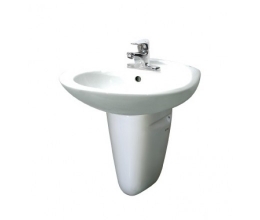 Lavabo Treo Tường Inax L-284V/L-284VC Kèm Chân Ngắn