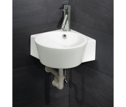 Chậu Rửa Lavabo Treo Góc CAESAR LF5238