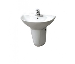 Lavabo Treo Tường Inax L-288V/L-288VC Chân Ngắn