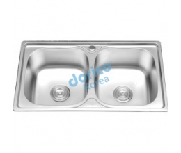 Chậu Rửa Chén 2 Hộc  Dorico DC-7843 Inox 304