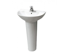 Chậu Lavabo Inax L-288V/L-288VD Treo Tường Kèm Chân Dài