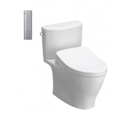 Bồn cầu một khối, kèm nắp rửa điện tử  WASHLET MS887CRW12