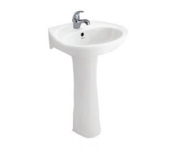 Chậu Lavabo Chân Dài Treo Tường Viglacera BS409